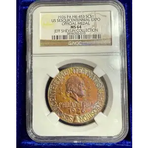 US Sesquicentennial Expo Offical Medal