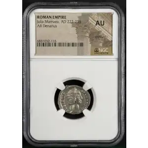 Roman Empire AD 222-235 AR Denarius Julia Mamaea