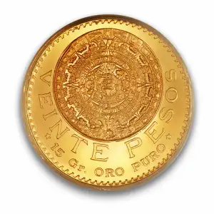 Mexico 20 Peso Gold Coin 